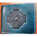Celtic Cross Wallet Blue