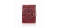 Celtic Cross Notebook Red