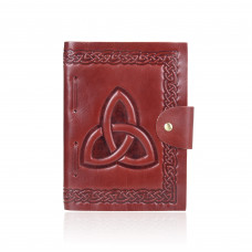Trinity Knot Notebook Red