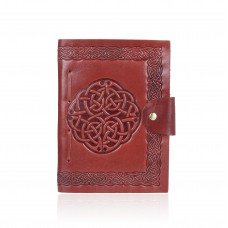 Celtic Knot Notebook Red