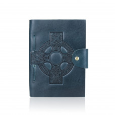 Celtic Cross Notebook Blue