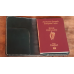 Claddagh Passport Cover Blue