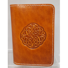 Celtic Knot Passport Cover Tan