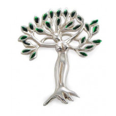 Tree of Life Woman Brooch