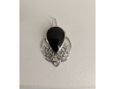 Celtic Knot Pendant with Onyx